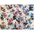 สต็อกล็อต viscose พิมพ์ผ้า Floral Challie Rayon